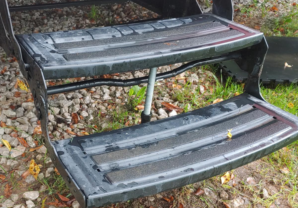 How To Make The Camper More Stable At The Campsite Our Retro Camper